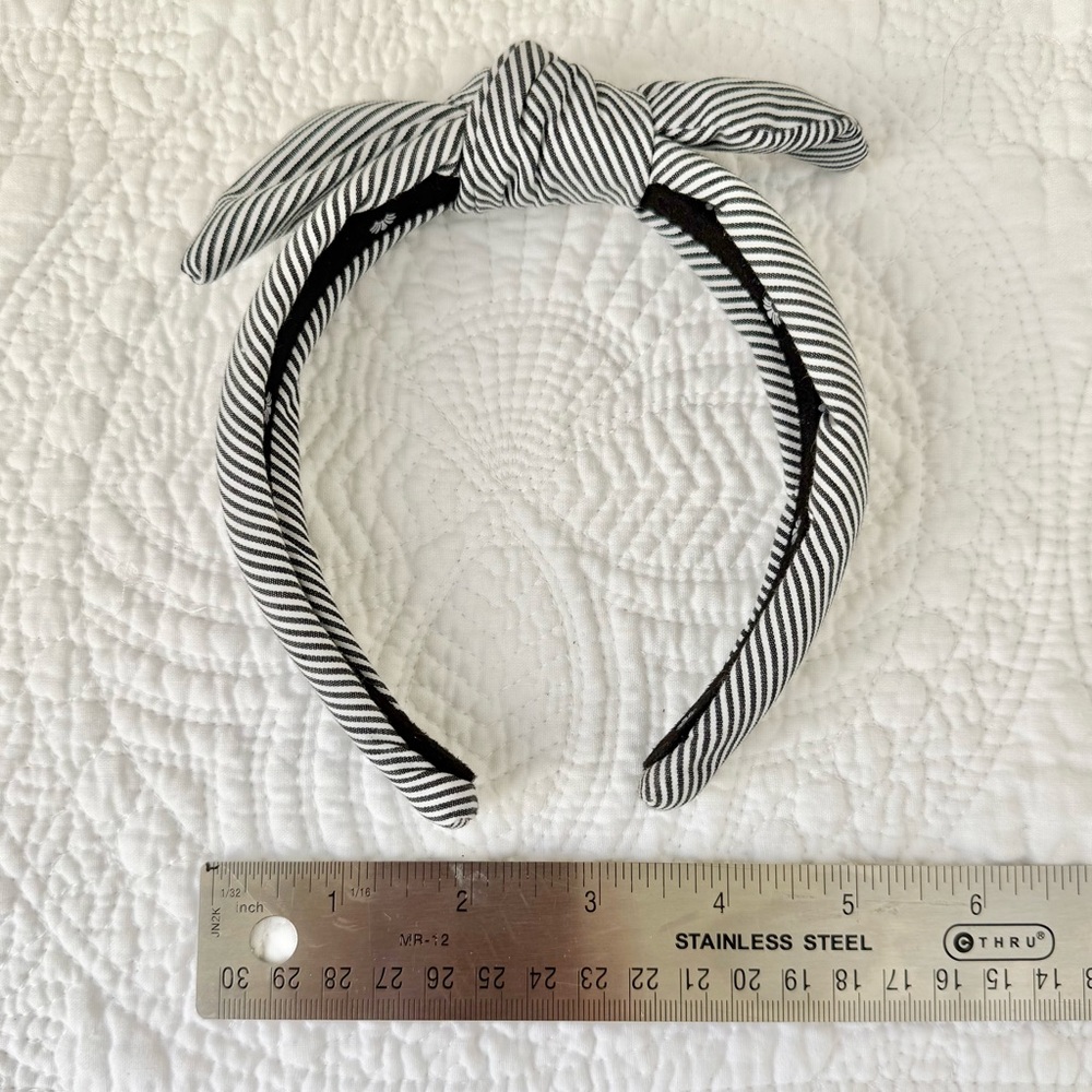 Lele Sadoughi Mom & Daughter Headband Set NWT Stripe Bow & Knot Bundle - Picture 7 of 11